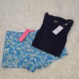 NWT Lilly Pulitzer Callahan Shorts (Turquoise Oasis)